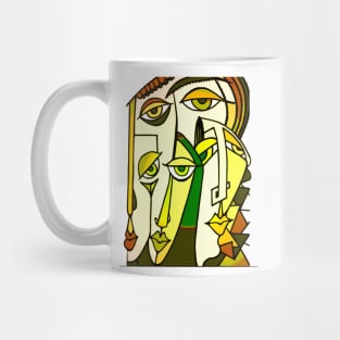 portrait cubism Mug